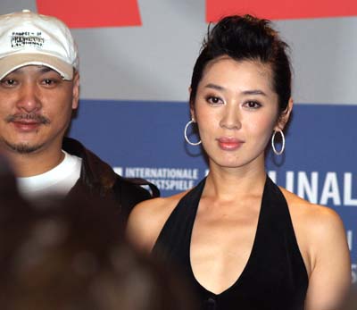 Director Wang Quan'an and actress Yu Nan